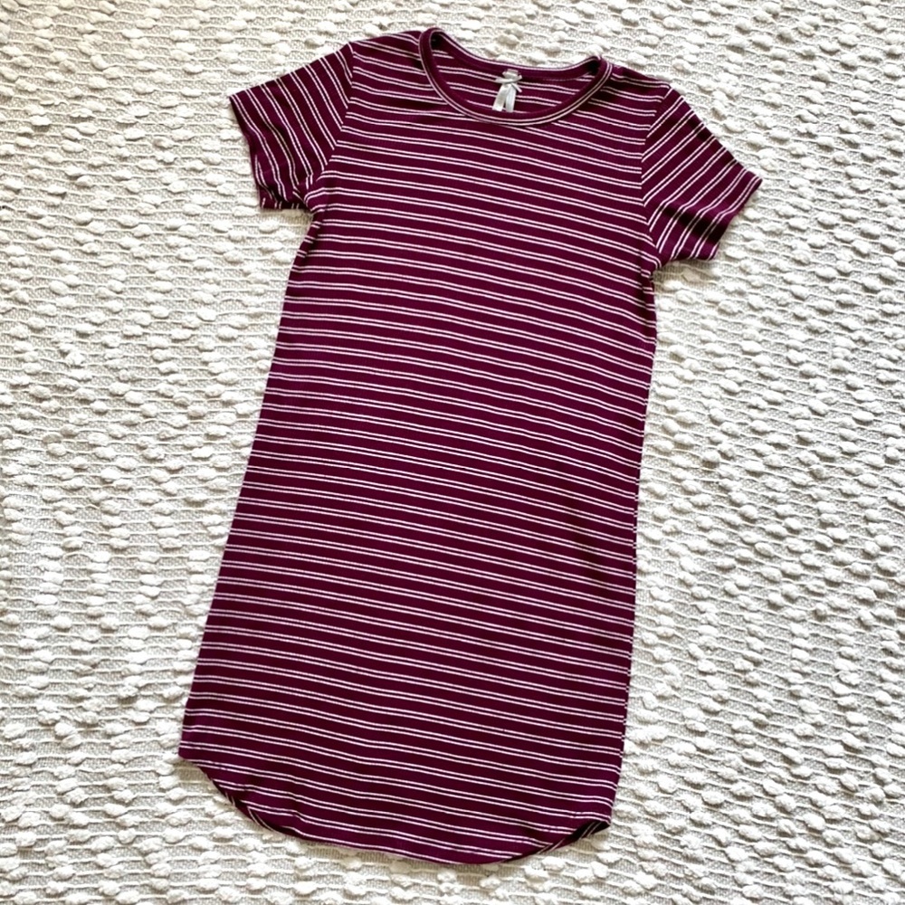 (💛2/$30) Stripe short t-shirt dress
